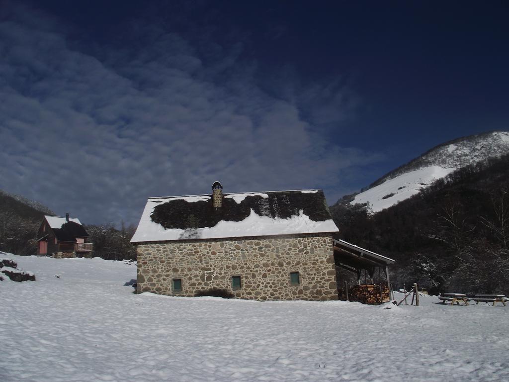 Les Chalets De La Foret D'Issaux Osse-en-Aspe Rum bild