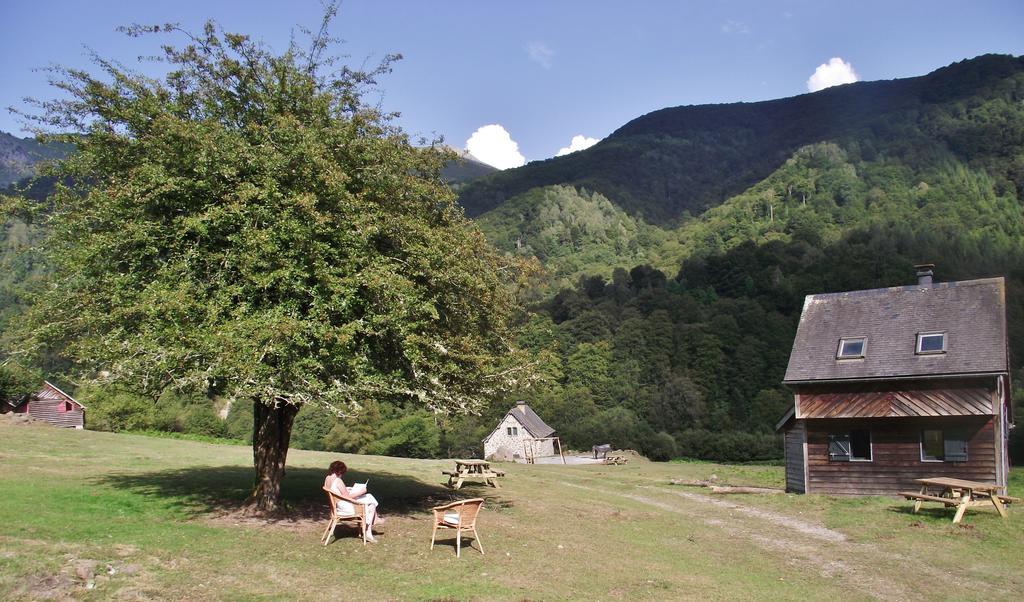 Les Chalets De La Foret D'Issaux Osse-en-Aspe Rum bild